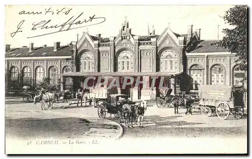 Cartes postales Cambrai La Gare