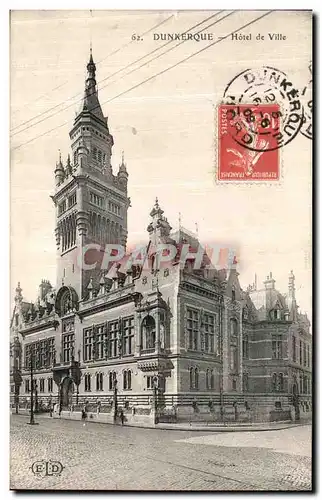 Cartes postales Dunkerque Hotel de Villle