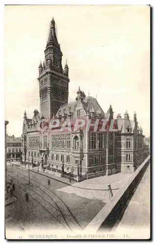 Cartes postales Dunkerque Ensemble de l Hotel de Ville