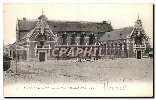 Cartes postales Malo les Bains Le Nouvel Hotel de Ville