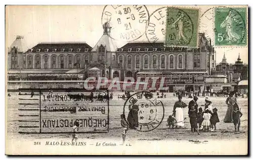 Cartes postales Malo les Bains Le Casino