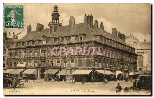 Cartes postales Lille La Bourse