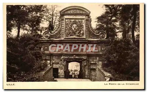 Ansichtskarte AK Lille La Porte De La Citadelle