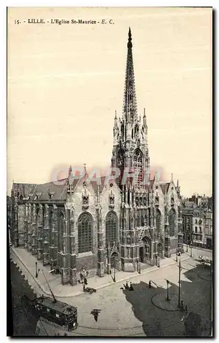 Cartes postales Lille L Eglise St Maurice