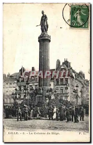 Cartes postales Lille La Colonne du Siege