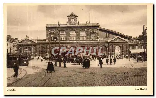 Cartes postales Lille La Gare