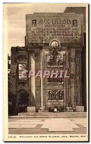 Ansichtskarte AK Lille Monument Aux Morts