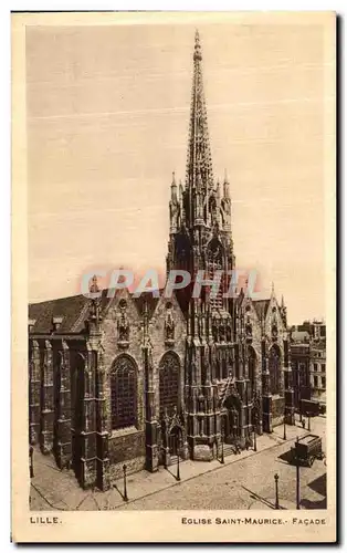 Cartes postales Lille Eglise Saint Maurice