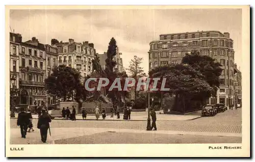 Cartes postales Lille Place Richere