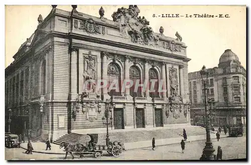 Cartes postales Lille Le Theatre