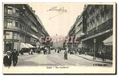 Cartes postales Lille Rue Faidnerbe