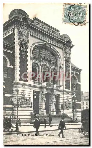 Cartes postales Lille Nouveau Theatre