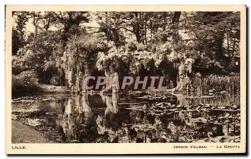 Cartes postales Lille Jardin Vauban