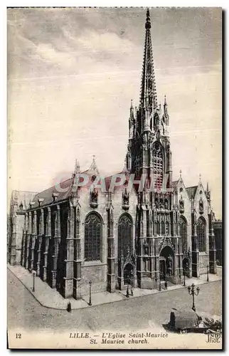 Cartes postales Lille L Eglise Saint Maurice