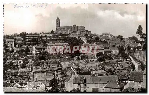 Moderne Karte Lormes Les Moulins