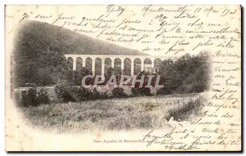 Ansichtskarte AK Montreuillon Pont Aqueduc