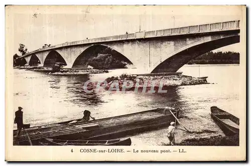 Ansichtskarte AK Cosne sur Loire Le nouveau pont