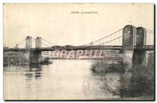 Ansichtskarte AK Cosne sur Loire Le nouveau pont