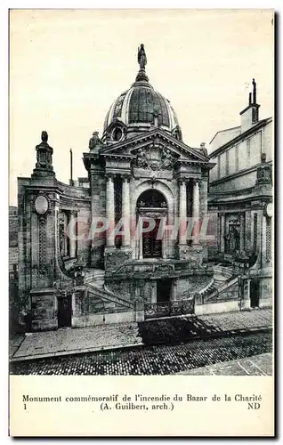 Ansichtskarte AK La Charite Monument commemoratif de l incendie du Bazar de la Charite