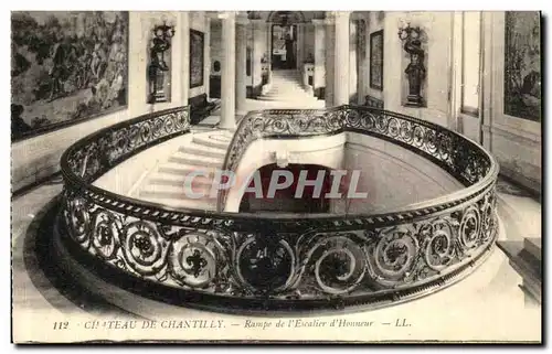 Cartes postales Chateau De Chantilly Rampe de l Escalier d Houneur