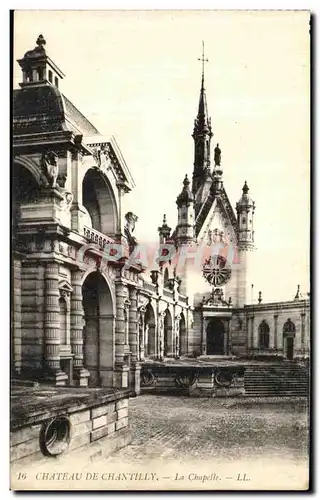 Cartes postales Chateau De Chantilly La Chapelle