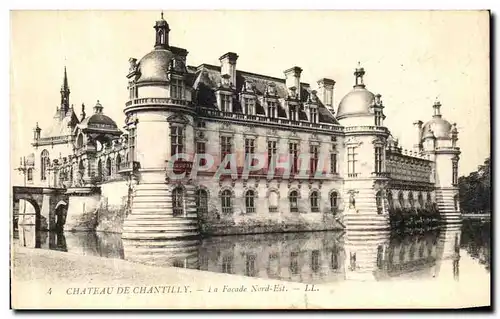 Ansichtskarte AK Chantilly Chateau De La Facade Nord