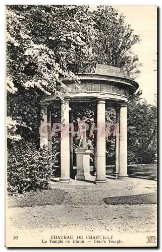 Ansichtskarte AK Chateau de Chantilly Le Temple de Diane