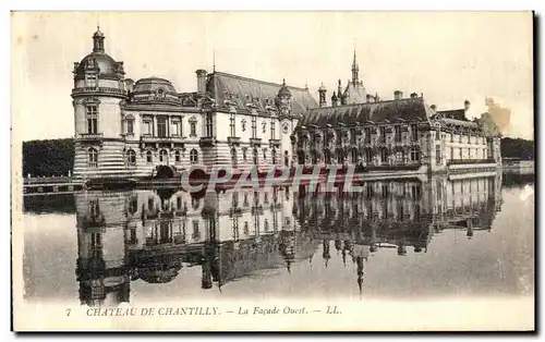 Cartes postales Chantilly Le Chateau La Facade Oucst