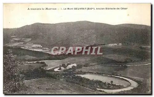Cartes postales Le Mont Beuvray Ancien Bibracte de Casar