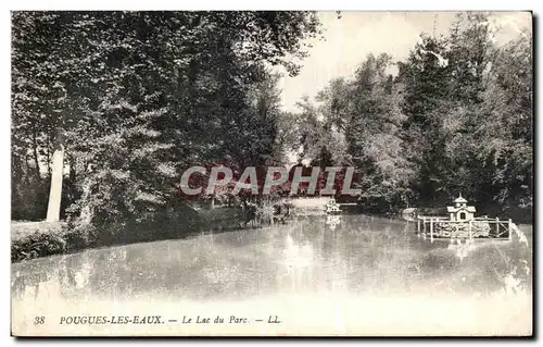 Cartes postales Pougues les Eaux Le Lac Du Parc