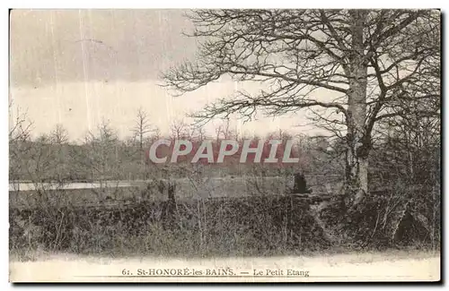 Cartes postales St Honore les Bains Le Petit Etang