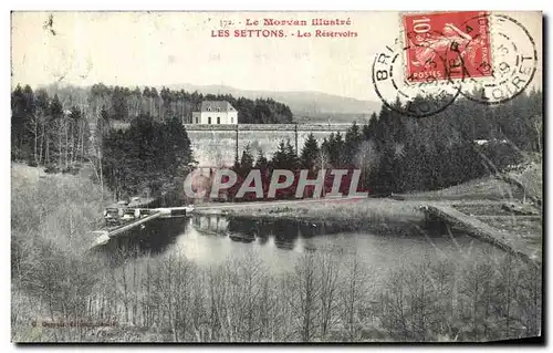 Cartes postales Le Morvan Illustre Les Settons Les Reservolrs