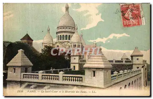 Ansichtskarte AK Paris Le Sacre Coeur et le Reservoir des Eaux