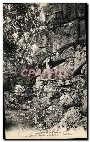 Cartes postales Paris Monastere de la Pierre qui Vire Un Coin du Chemin de la Croix