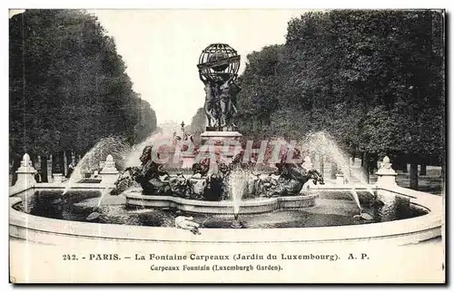 Ansichtskarte AK Paris La Fontaine Carpeaux Jardin du Luxembourg