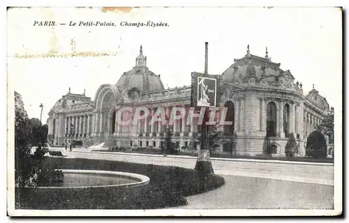 Cartes postales Paris Le Petit Palais Champs Elysees