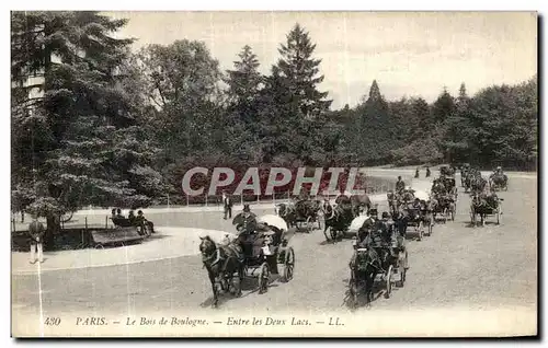 Ansichtskarte AK Paris Le Bois de Boulogne Entre les Deux Lacs Chevaux