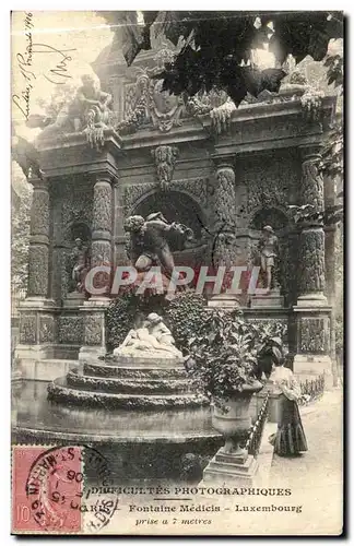 Ansichtskarte AK Paris Fontaine Medicis Luxembourg