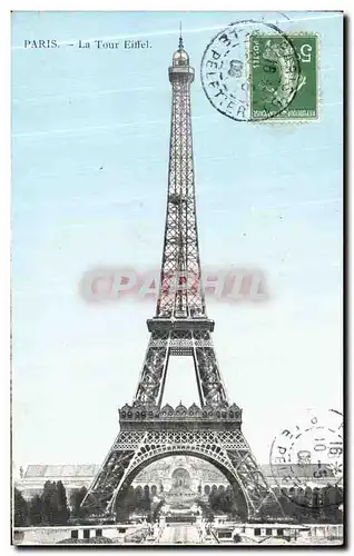 Cartes postales Paris La Tour Eiffel