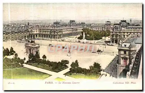 Cartes postales Paris Le Nouveau Louvre