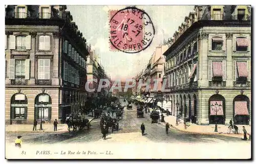 Cartes postales Paris La Rue de la Paix