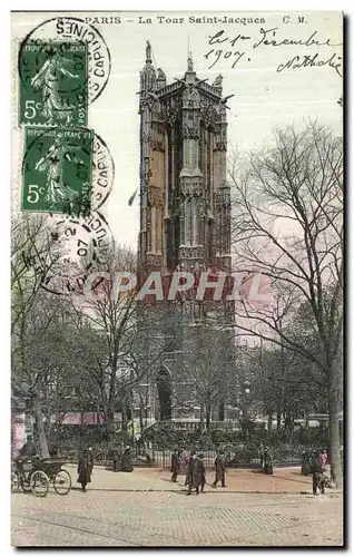 Cartes postales Paris La Tour Saint Jacques