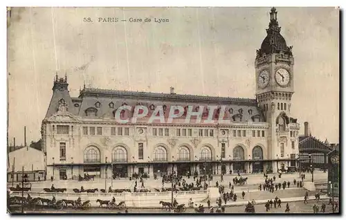 Cartes postales Paris Gare de Lyon