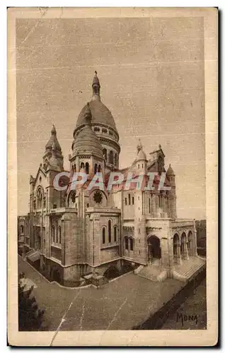 Cartes postales Paris Montmartre Basilique du Sacre Coeur Facade