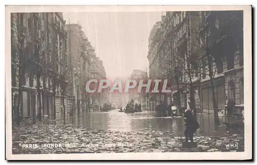 Ansichtskarte AK Paris Inonde 1910 Avenue Ledru Rollin