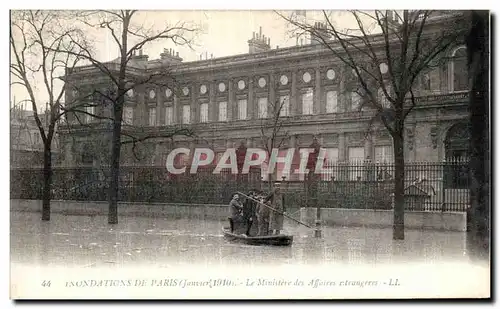Ansichtskarte AK Inundations De Paris Janvier 1910 Le Ministere des Affaires Etrangeres