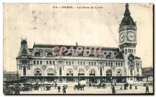 Cartes postales Paris La Gare de Lyon