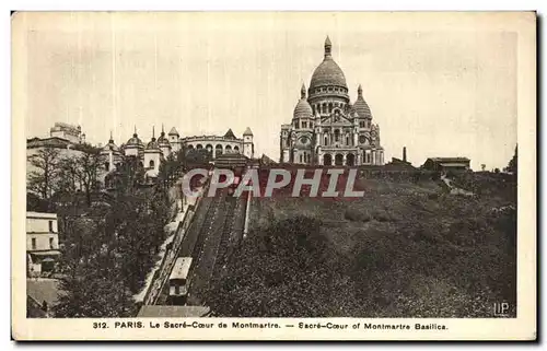 Cartes postales Paris Le Sacre Coeur de Montmartre