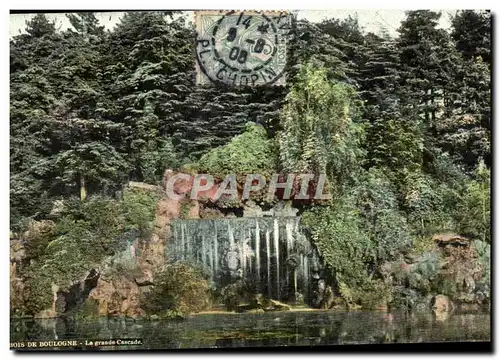 Cartes postales Bois De Boulogne La Grande Cascade