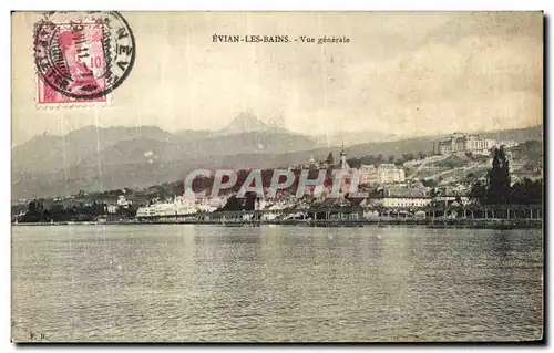 Cartes postales Evian Les Bains Vue Generale